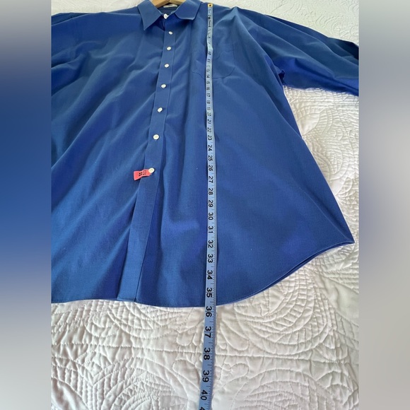🌟3 for $25🌟 Joseph & Feiss Button Up Dress Shirt Classic Collar Blue Men’s - Picture 10 of 10